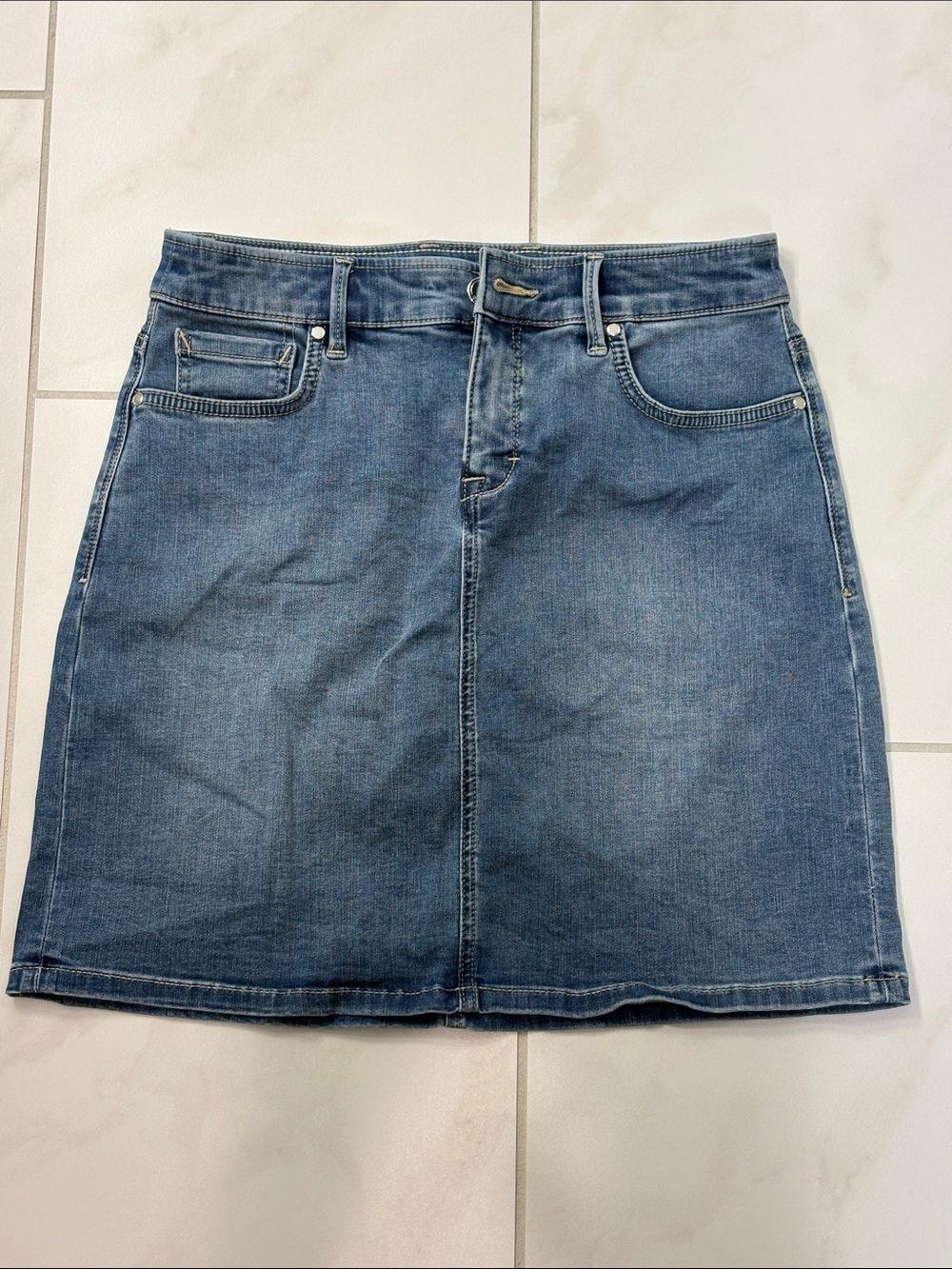 Tommy Bahama Indigo Denim Mini Skirt